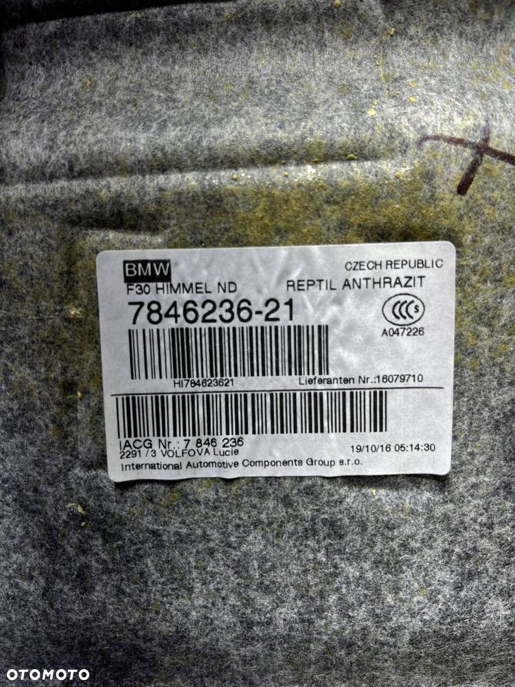 podsufitka kompletna bmw 3 f30 f35 f31 7846236 - 15