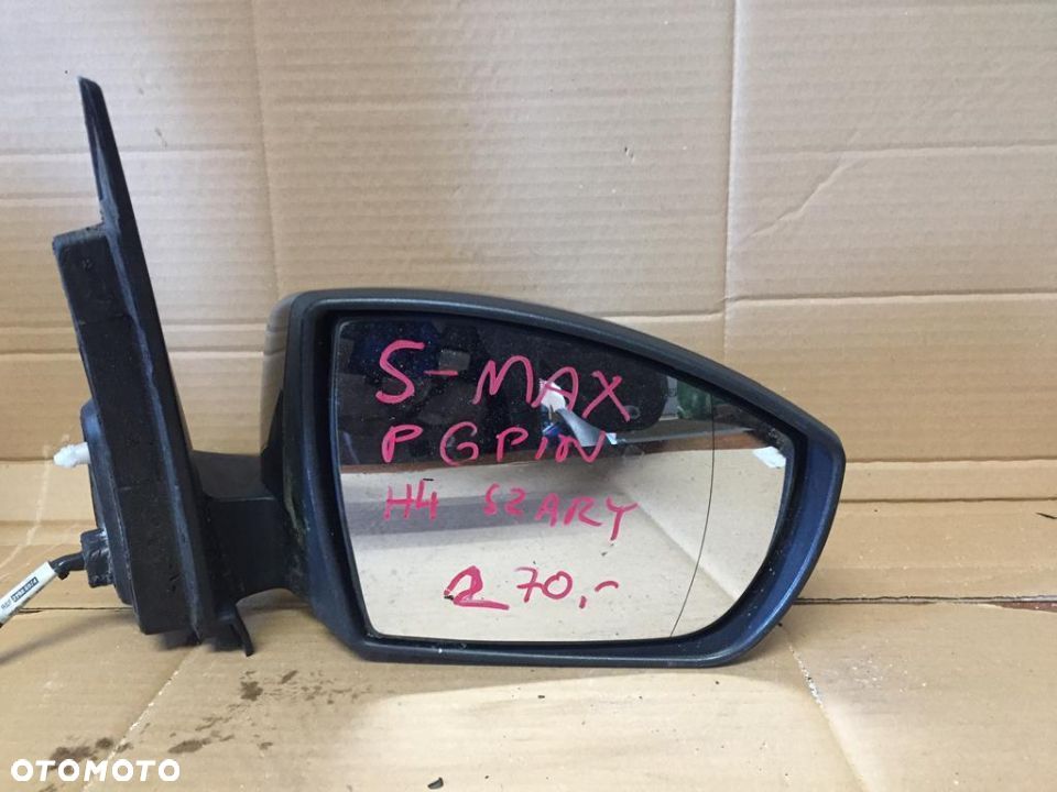 #LUSTERKO PRAWE 6 PIN FORD S-MAX H4 SZARY - 1