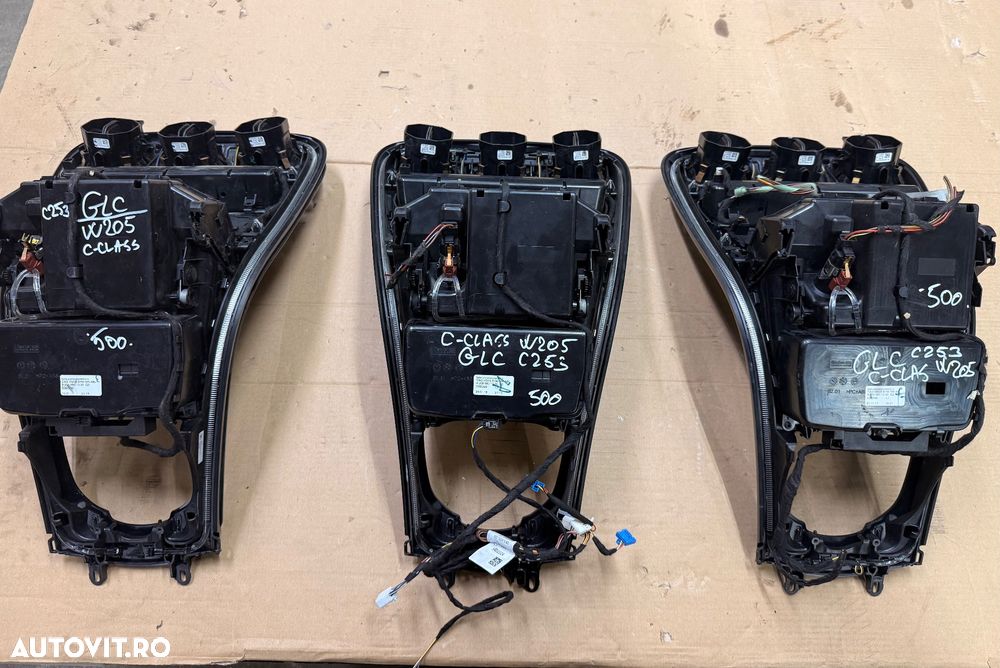 Panou clima central cu comenzi navigatie MERCEDES C-class W205, GLC X253, GLC Coupe C253 an 2014-2021 - 5