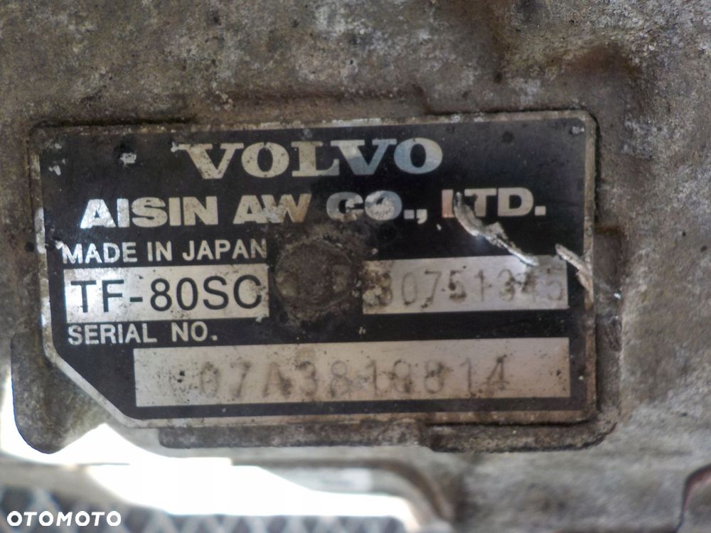 VOLVO V70 I 2.4 D5 SKRZYNIA BIEGÓW TF80-SC 30751345 - 3