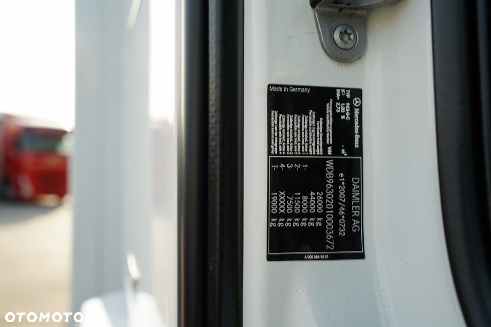 Mercedes-Benz ACTROS 2543 / RUCHOMA PODŁOGA / WALKING FLOOR / 6X2 / OŚ SKRĘTNA / PODNOSZONA - 38