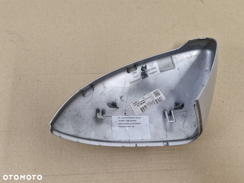 volkswagen golf 7 vii obudowa nakładka lusterka prawa a7w - 6