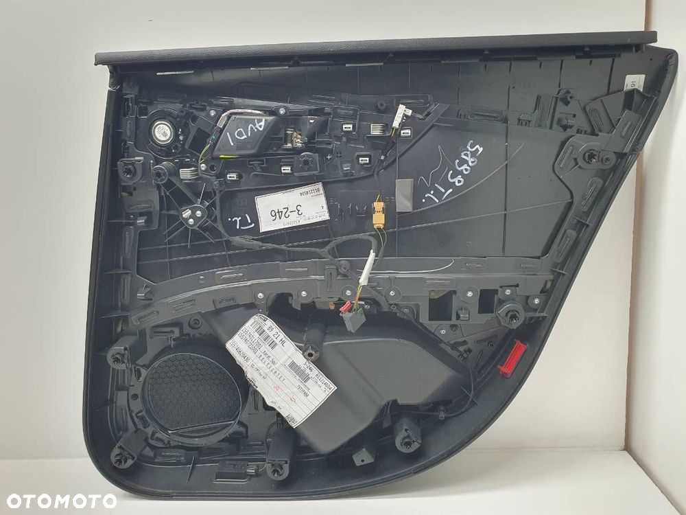 BOCZEK DRZWI TYŁ LEWY TAPICERKA AUDI A4 B9 AVANT FELSGRAU - 8