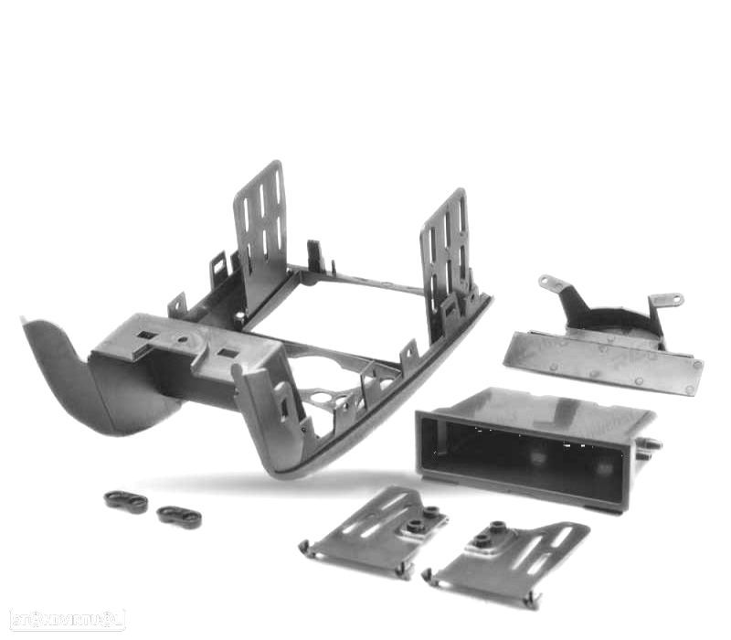 MOLDURA ADAPTADOR PRETO PARA RADIO 1-DIN Y 2-DIN PARA MINI HATCH II CABRIO II CLUBMAN CLUBVAN COUPE - 5