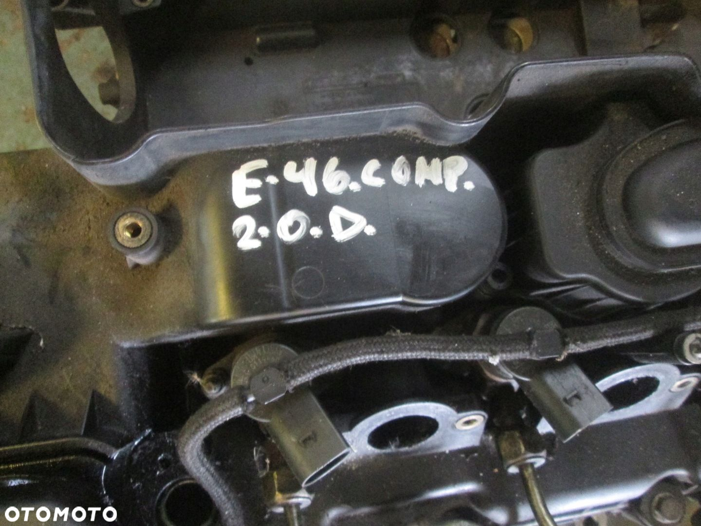 BMW E46 2.0D SŁUPEK SILNIKA KOMPLETNY 80505437 - 2
