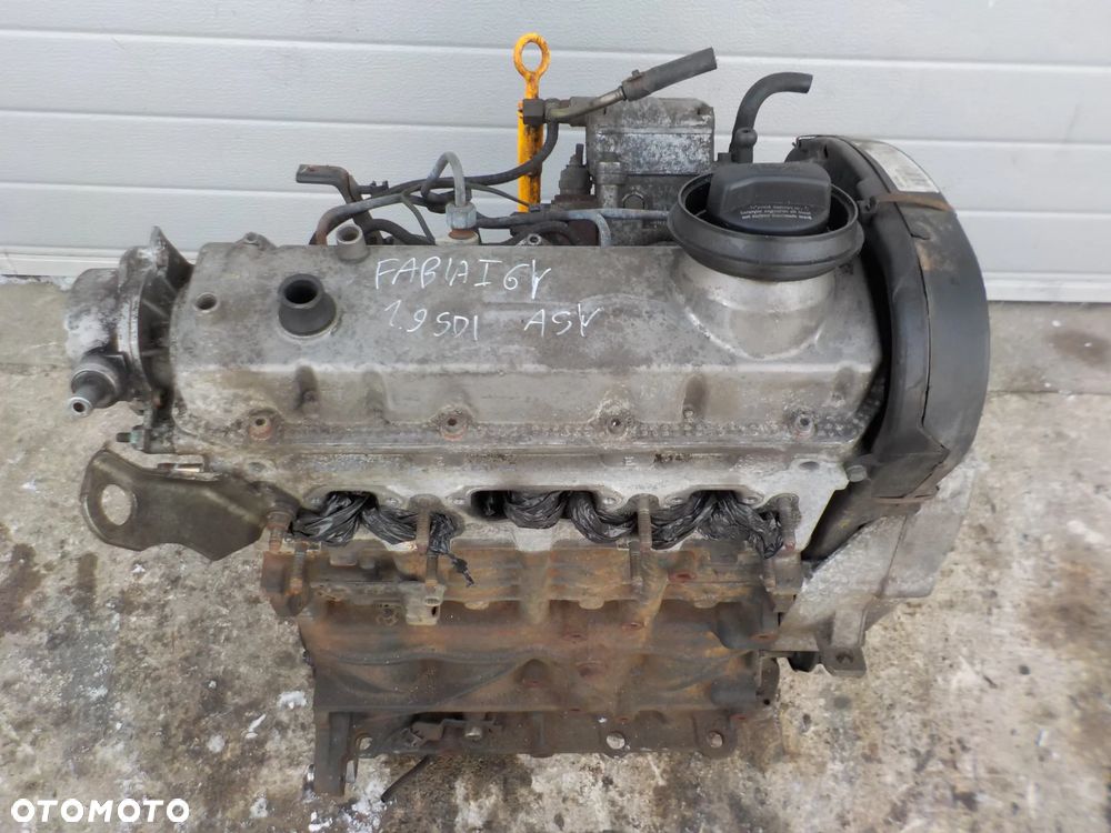 SKODA FABIA I 1.9 SDI SILNIK SŁUPEK ASY - 1
