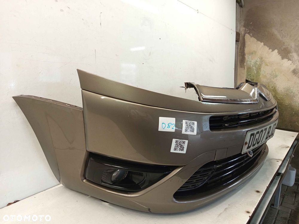 ^ ZDERZAK PRZÓD PRZEDNI CITROEN C4 GRAND PICASSO KEBC ZŁOTY PIASKOWY HALOGENY - 3