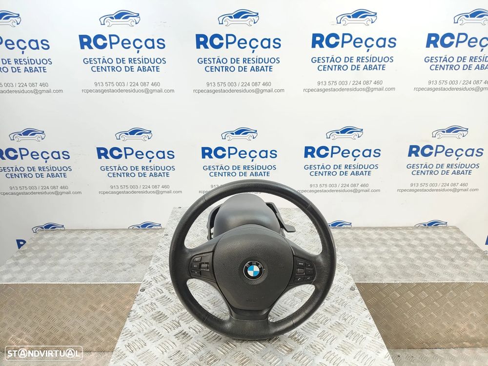 Volante Multifunções Comandos Original BMW Serie 1 2 3 4 Pele - 2