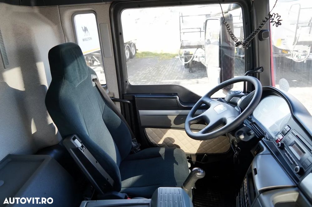 MAN TGS 33.400 / 6x4 / BASCUNĂ CU 2 LATE / BASCUNĂ HIDROBRATĂ + HDS PALFINGER PK 15500 / PILOT / MANUALĂ - 27