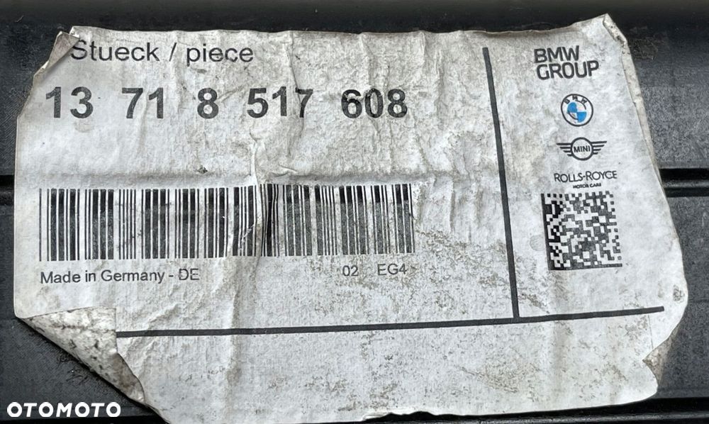 BMW X3 F25 X4 F26 RURA DOLOT POWIETRZA REZONATOR 8517608 8512249 7812946 - 8