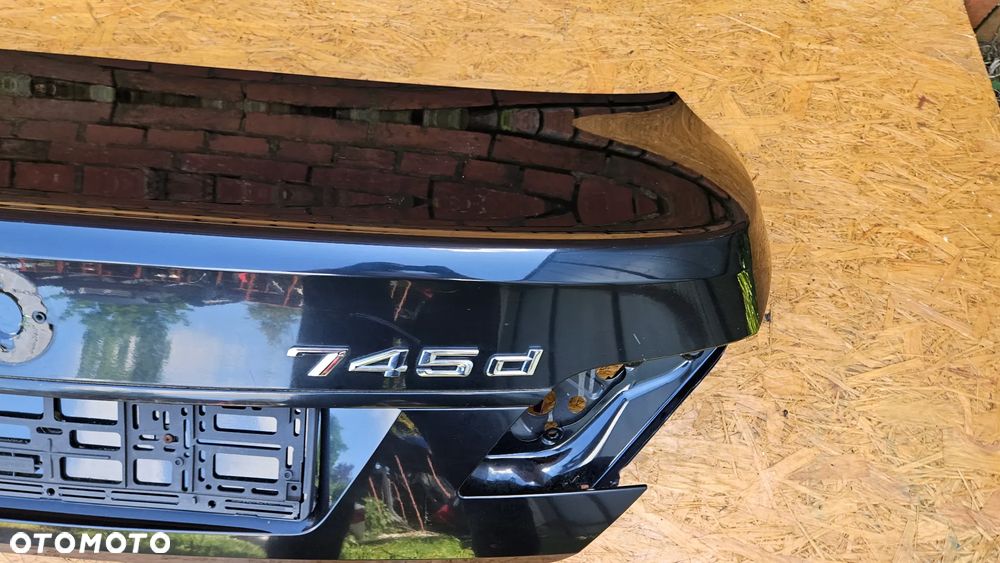 BMW 7 E65 LIFT Klapa bagażnika Czarna SCHWARZ 2 668 - 10