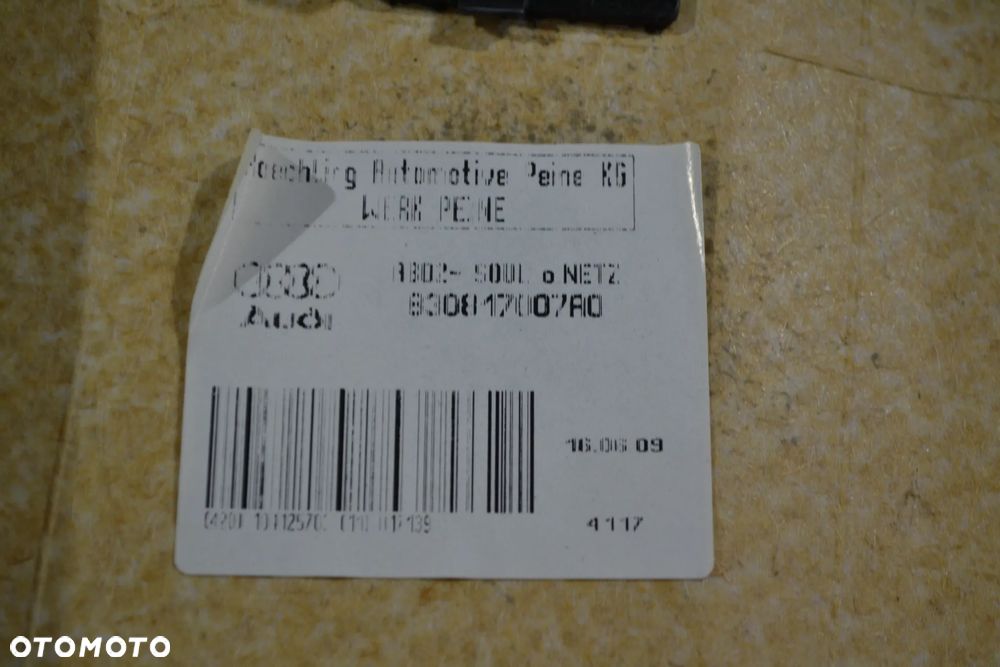 AUDI A3 8P 3D 04-12 PLECY OSŁONA OPARCIA FOTELA PRZÓD 8P0881969 - 3