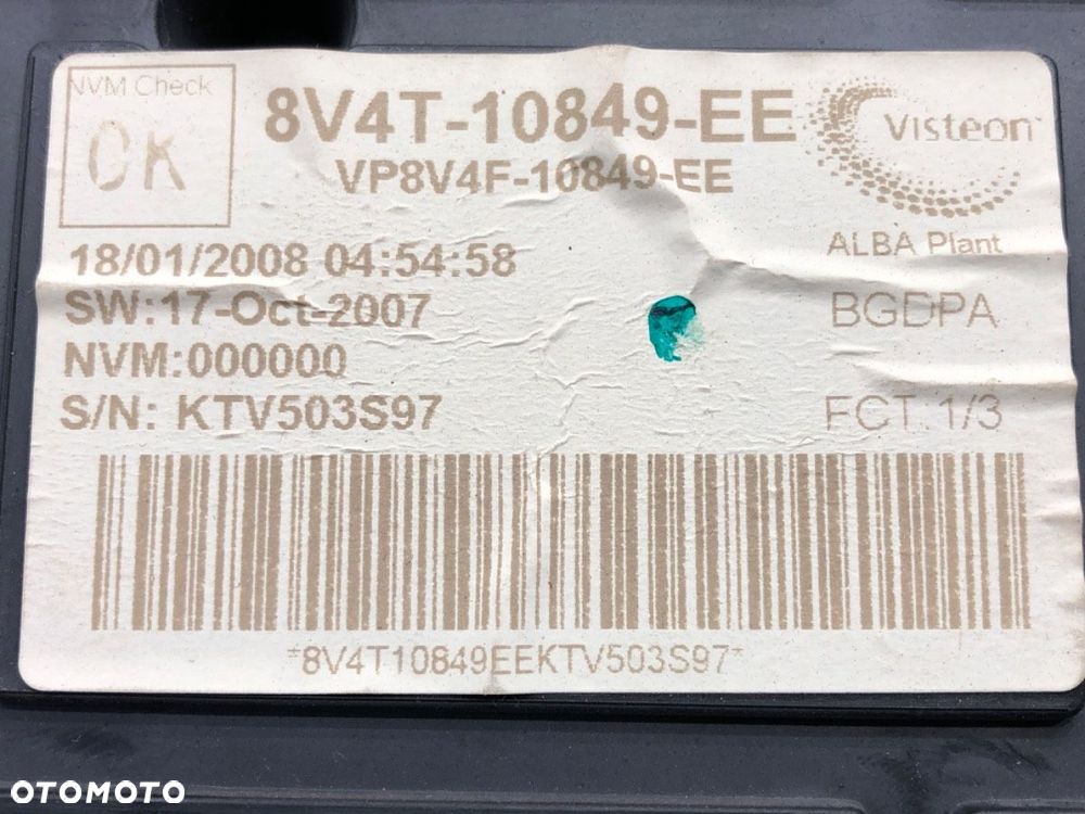 LICZNIK  FORD FOCUS II (DA_, HCP, DP) 2004 - 2013 1.6 74 kW [100 KM] benzyna 2004 - 2012 - 6