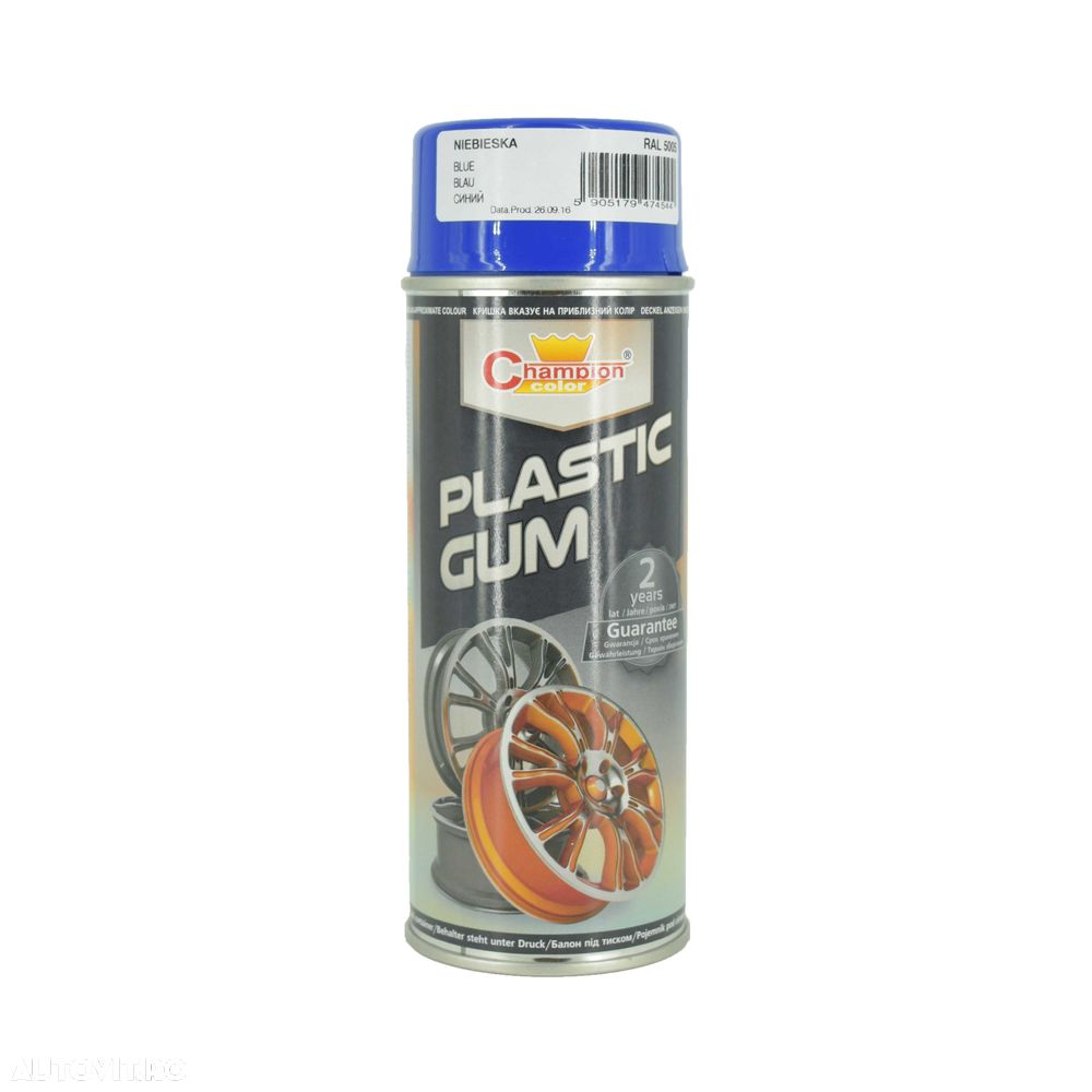 Spray vopsea cauciucata pentru jante [plastidip]negru,gri,alb,albastru - 8