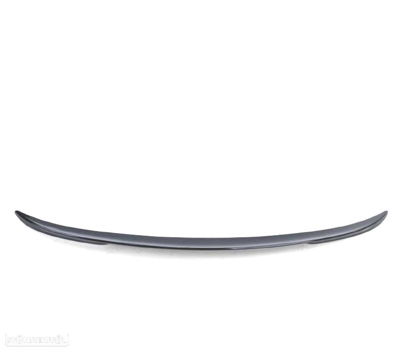AILERON LIP SPOILER TRASEIRO BMW F30 LOOK M PERFORMANCE PRETO BRILHANTE - 4