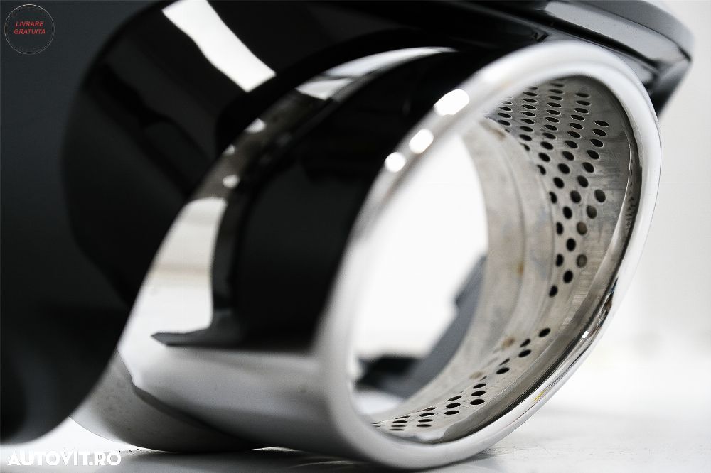 Difuzor Bara Spate si Ornamente Evacuare Audi A6 C8 4K Avant Sedan (2018-up) RS6 D- livrare gratuita - 6