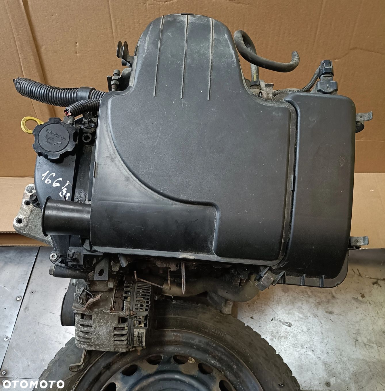 107 silnik 1,0 benzyna kompletny przebieg 160 tys.km stan bdb gwarancja Citroen C1 Toyota Aygo Peugeot - 3