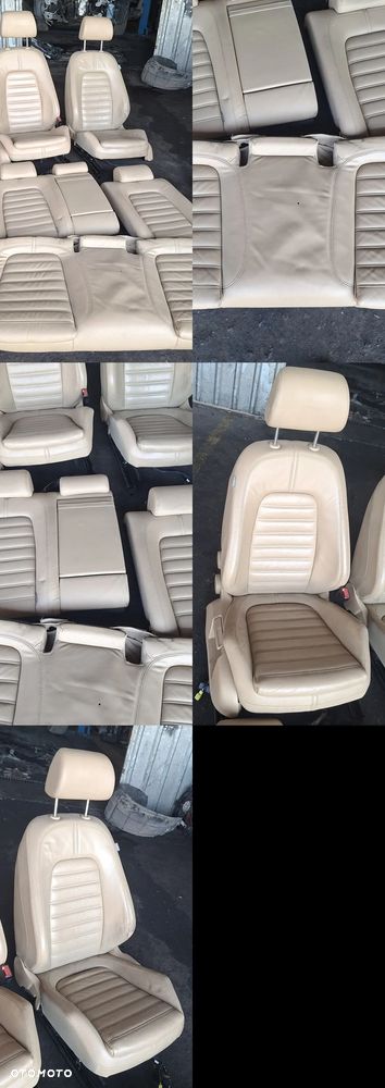 VW PASSAT B6 05- SEDAN FOTELE KANAPA SKÓRA BOCZKI PODŁOKIETNIK - 1