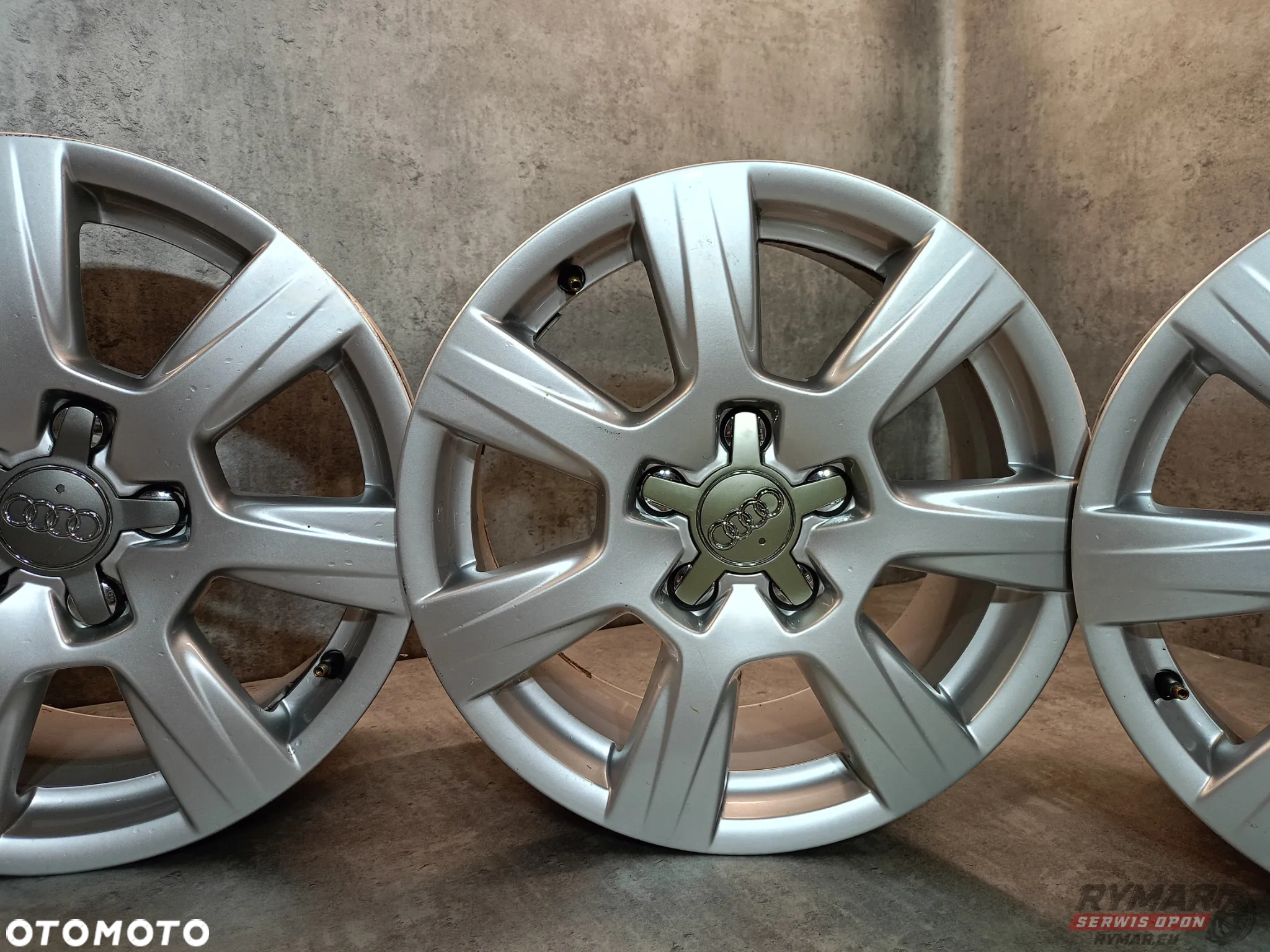 ŚLĄSK ALUFELGI 7.5X16" 5x112 ET45 ORYGINAŁ AUDI KOMPLET - 4