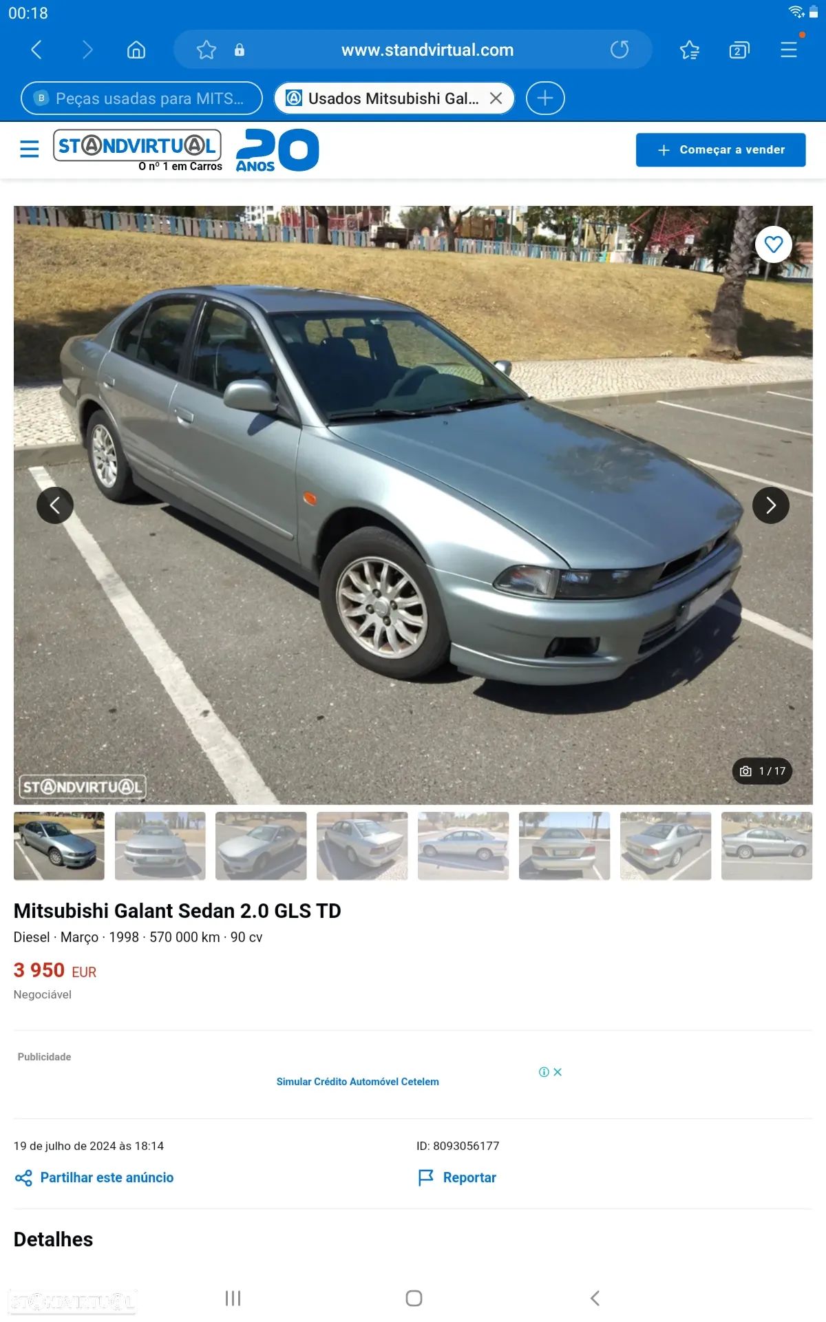 Mitsubishi Galant Sedan 2.0 GLS TD - 1