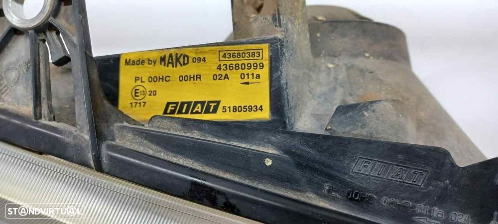 FAROL DIREITO FIAT DOBLO LIMUSINA 2008 - 3