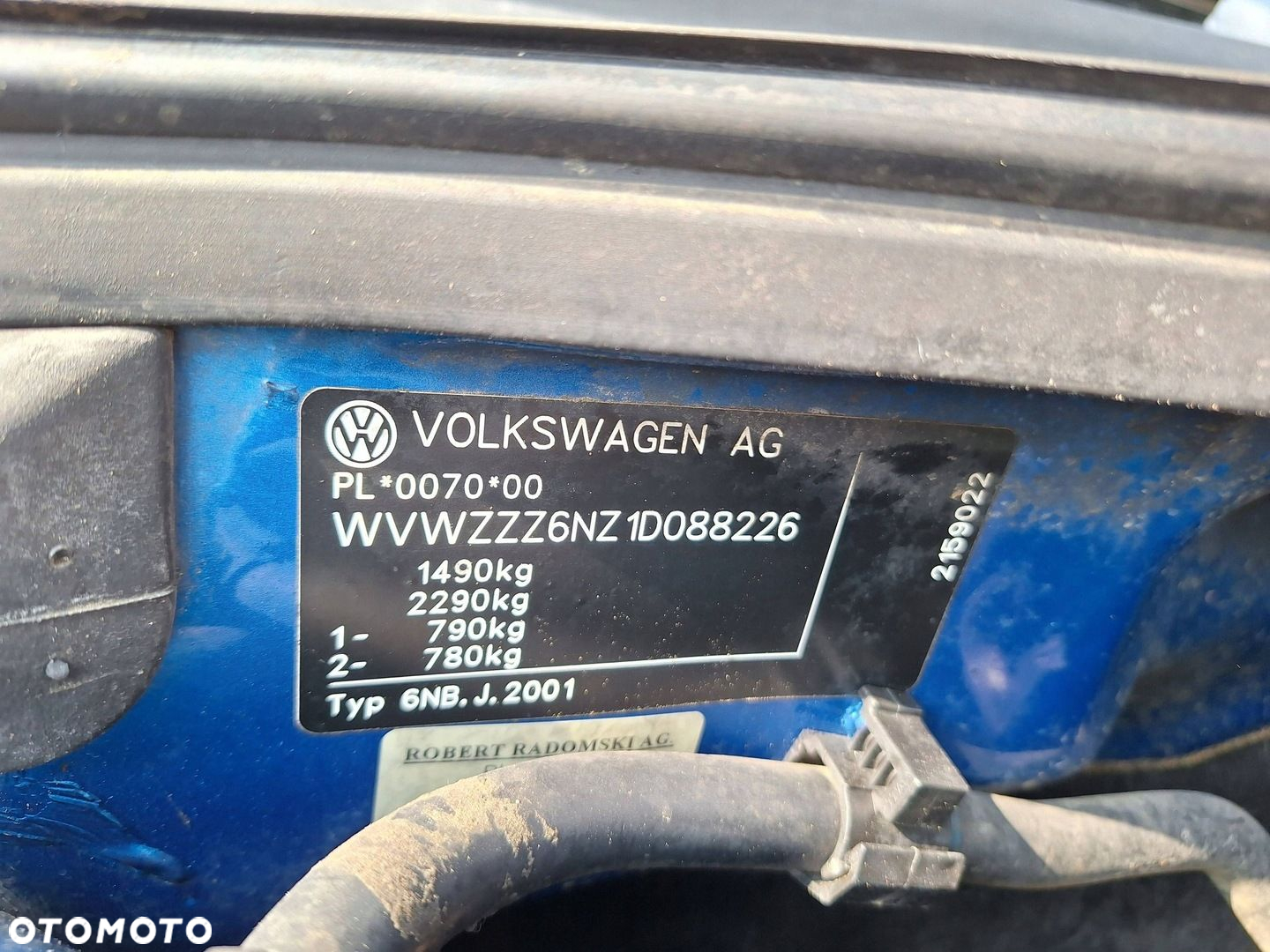 Volkswagen Polo 3 III 6N 6N2 6NB LIFT 99-01 MANUALNE LUSTERKO LEWE LA5M - 8