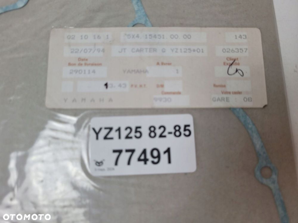 YAMAHA YZ125 82-85 USZCZELKA POKRYWY SPRZĘGŁA ORYGINAŁ YAMAHA - 3