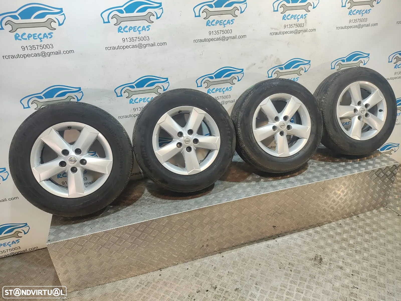 Conjunto Jante Jantes 16 Originais Nissan Qashqai J10 6.5J ET40 5x114.3 N3160140 - 10