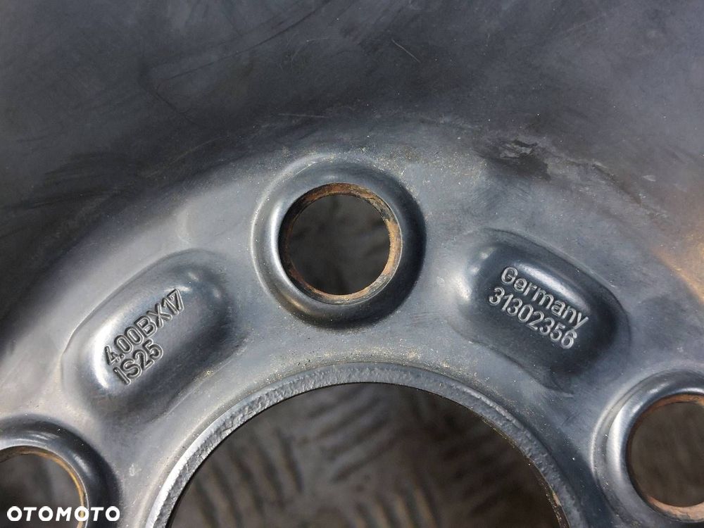 DOJAZDÓWKA UCHO 5x108 4Jx17 ET25 FI63,4 125/80R17 VOLVO V70 III 31302356 - 3