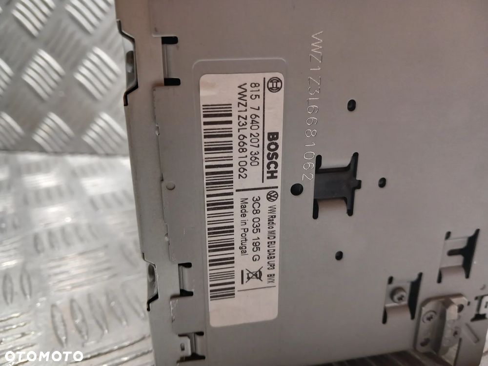 VW RADIO ODTWARZACZ CD NAVIGACJA 3C8035195G - 7