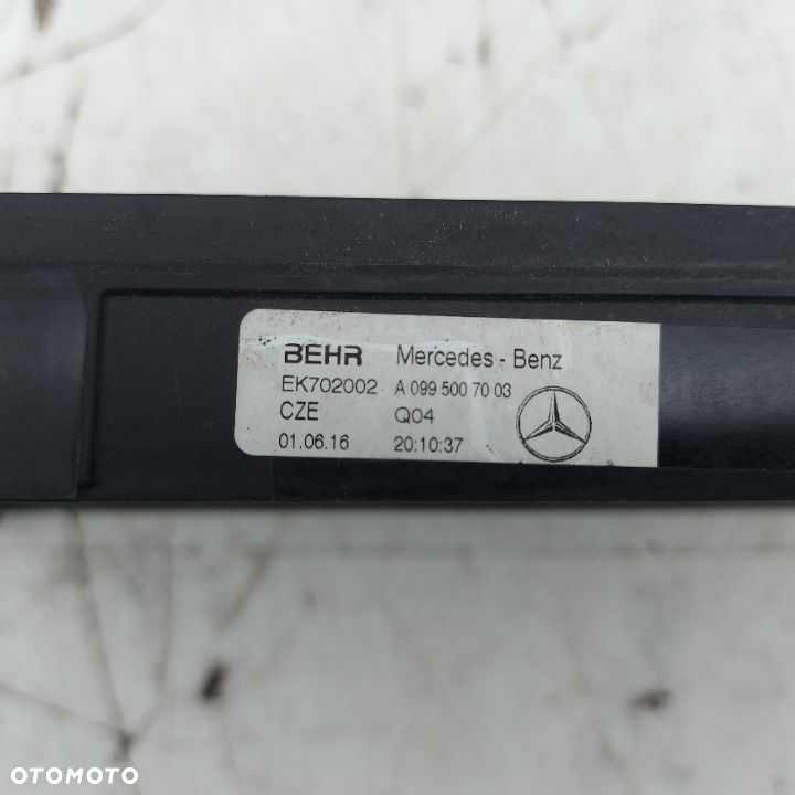 CHLODNICA WODY MERCEDES C W205 HYBRYDA HYBRID 0995007003 ORYGINAL DEMONTAZ - 2