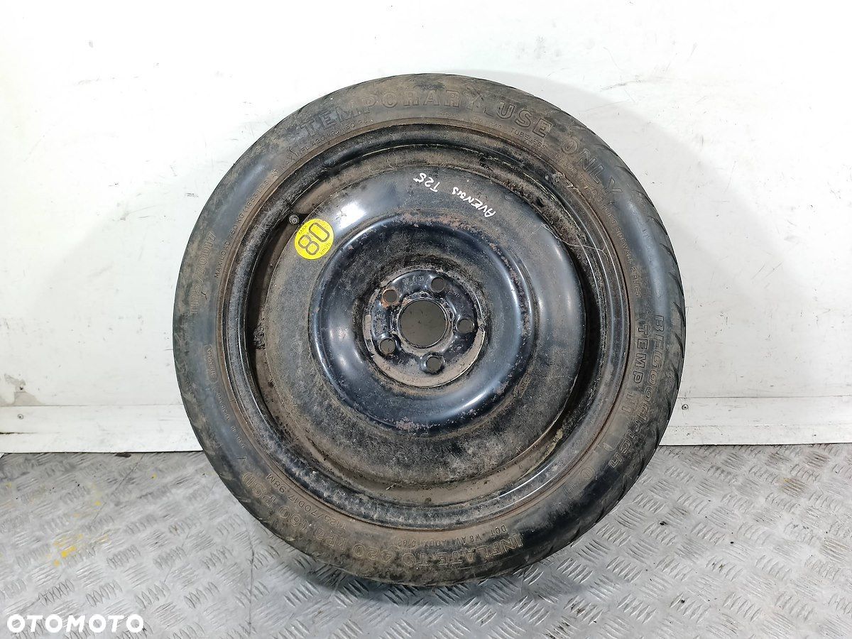 KOŁO DOJAZDOWE 17 TOYOTA AVENSIS II T25 2170600 - 1