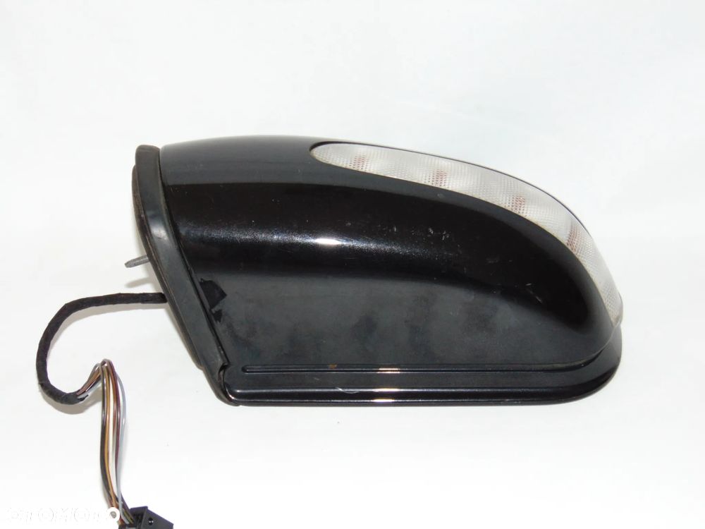 Lusterko 7 PIN lewe kierowcy C197 czarne Mercedes W203 S203 C Klasa sedan kombi 00-04r - 6
