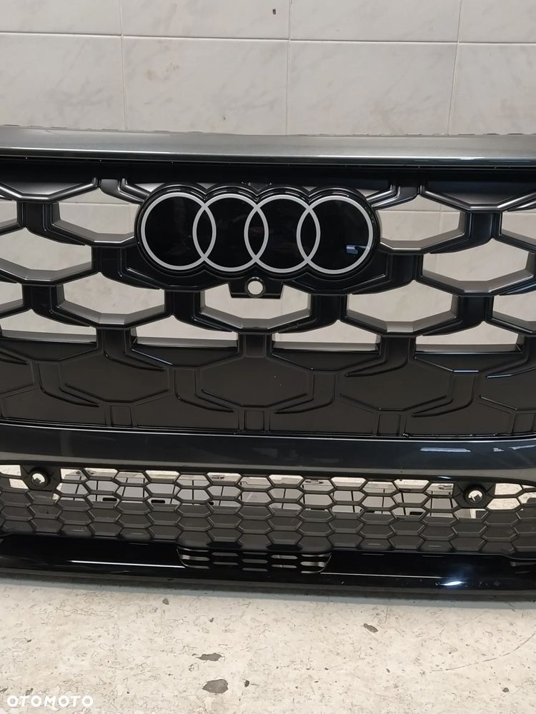 AUDI Q3 S-LINE ZDERZAK PRZÓD PRZEDNI GRILL POD KAMERE 4XPDC ZNACZEK ORYGINAŁ - 8