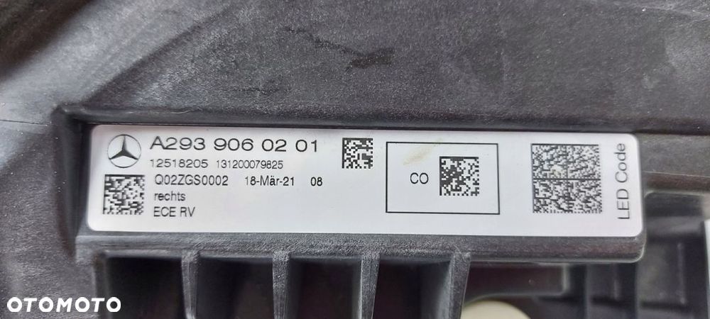 MERCEDES EQC FULL LED LEWY PRAWY A293 REFLEKTOR - 6