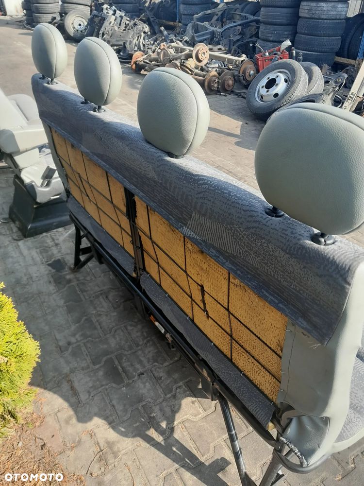 Ławka tył brygadówka z pasami komplet Renault Master II - 3