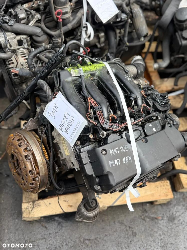 Silnik M47D20 M470E4 BMW MOTOR z pełnym osprzętem
