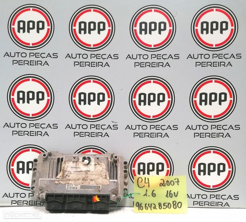 Centralinas motor PSA 1.6 16V referência 9664285080, 0261201609, ME7.4.5, PSA 1.4 16V IAW6LP2.05 9657429380 . - 1