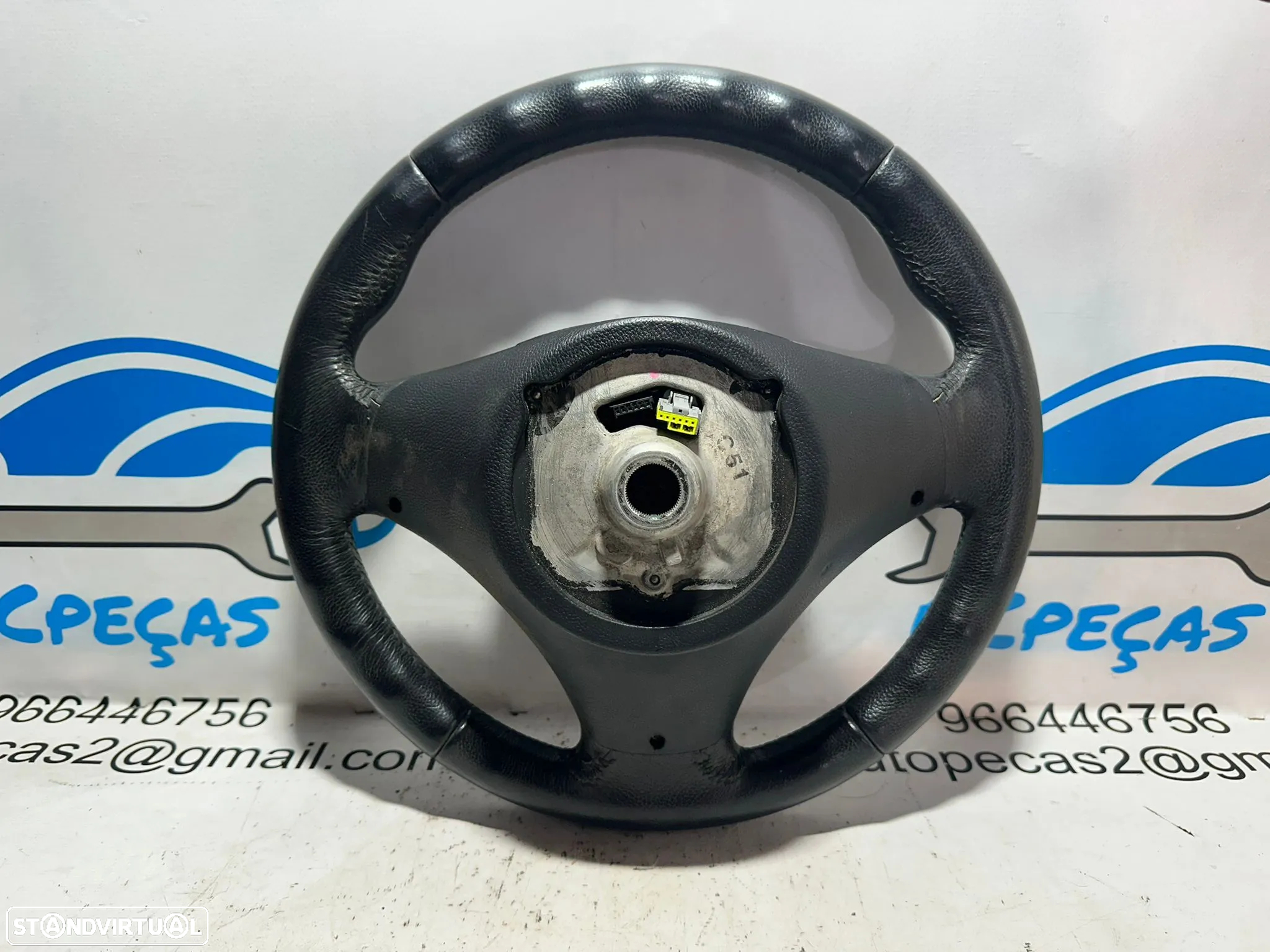 Volante Completo Pele Original Multifunções Comandos BMW Serie 1 3 X1 E83 6774953 - 5