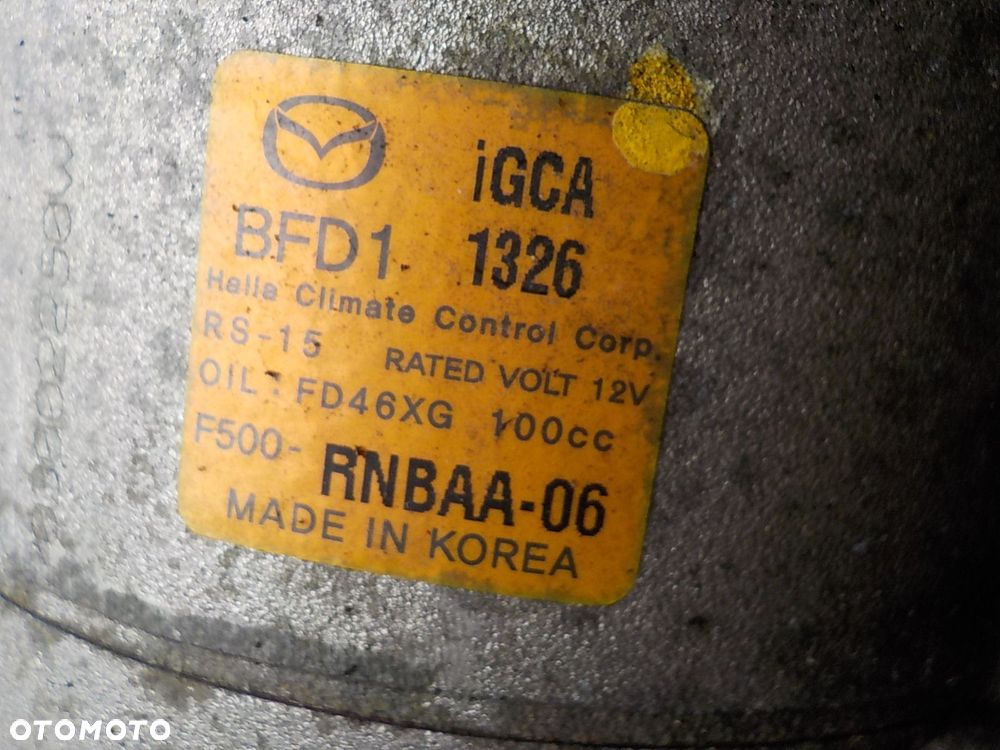 MAZDA CX-5 2.0 B SPRĘŻARKA POMPA KLIMATYZACJI F500-RNBAA-06 - 5