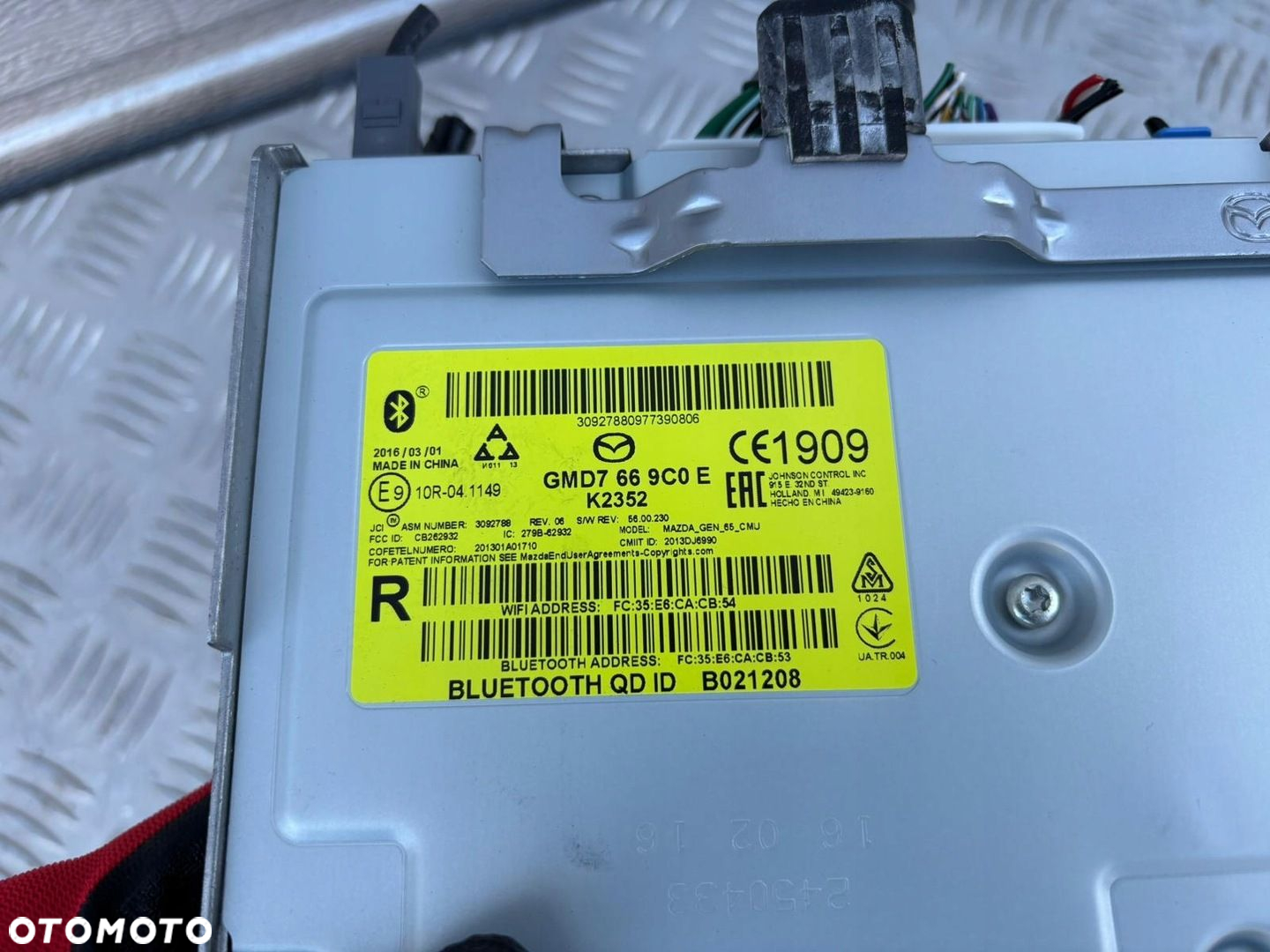 MAZDA CX3 CX-3 WYŚWIETLACZ NAWIGACJA RADIO EKRAN GMD7669C0 D09H611J0A - 5