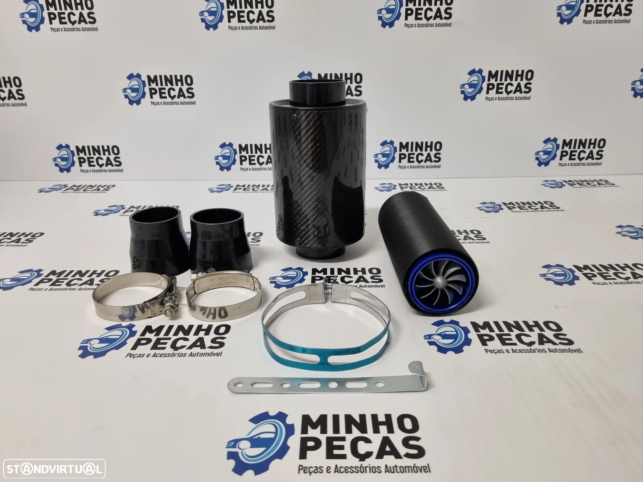Filtro de Ar Desportivo Carbon Power Airbox Air Intake - 3