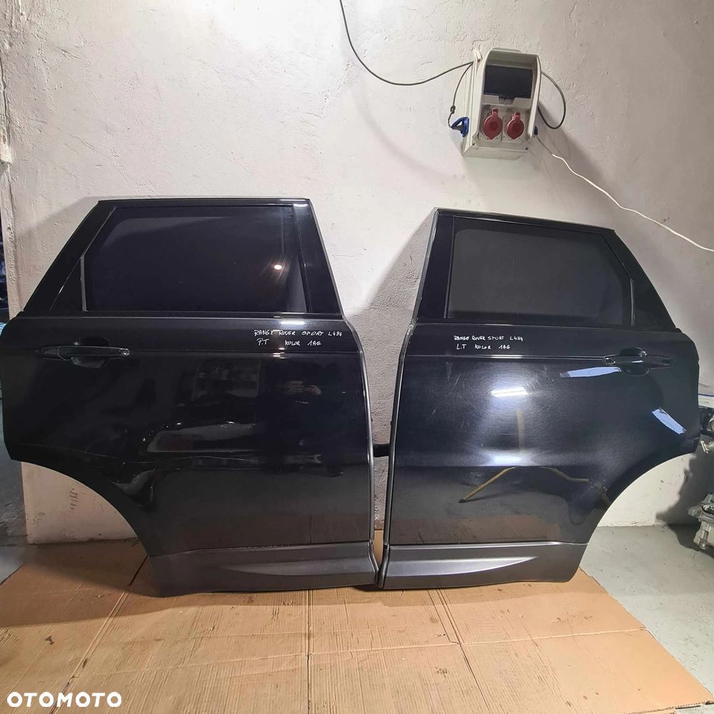 RANGE ROVER SPORT L494 DRZWI TYLNE TYŁ PRAWE 1AG SANTORINI BLACK - 2