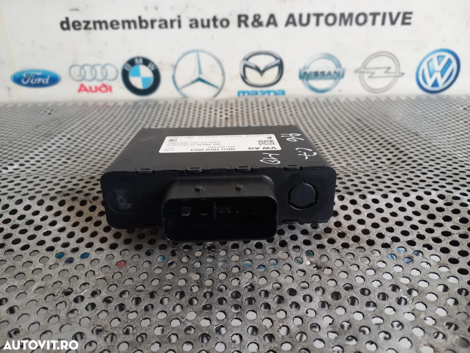 Modul Stabilizator Tensiune Baterie Audi A6 4G C7 An 2011-2012-2013-2014-2015-2016-2017-2018 Cod 8K - 3