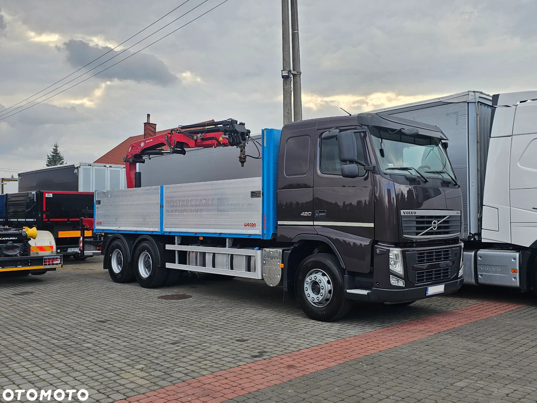 Volvo FH 420 6X4+HDS HMF18000 12,5m Składany w Z - 27