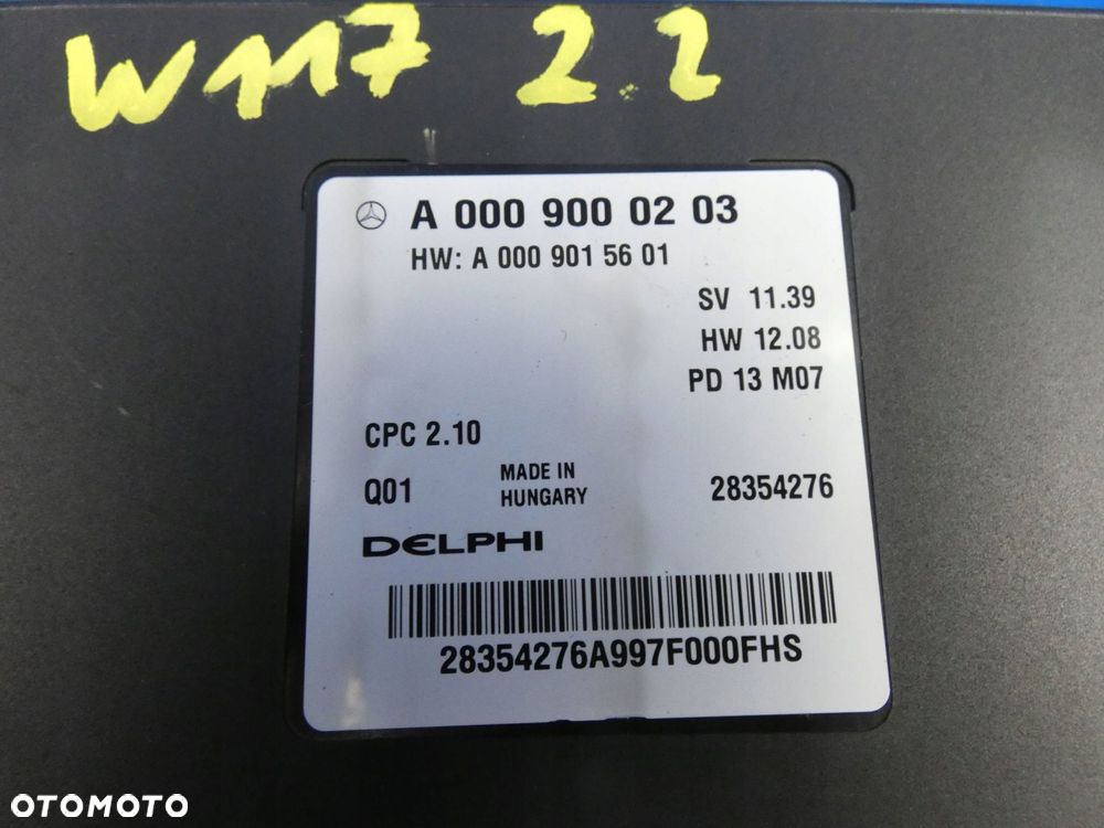 MERCEDES CLA W117 A W176 B W246 MODUŁ STEROWNIK SKRZYNI BIEGÓW - 2