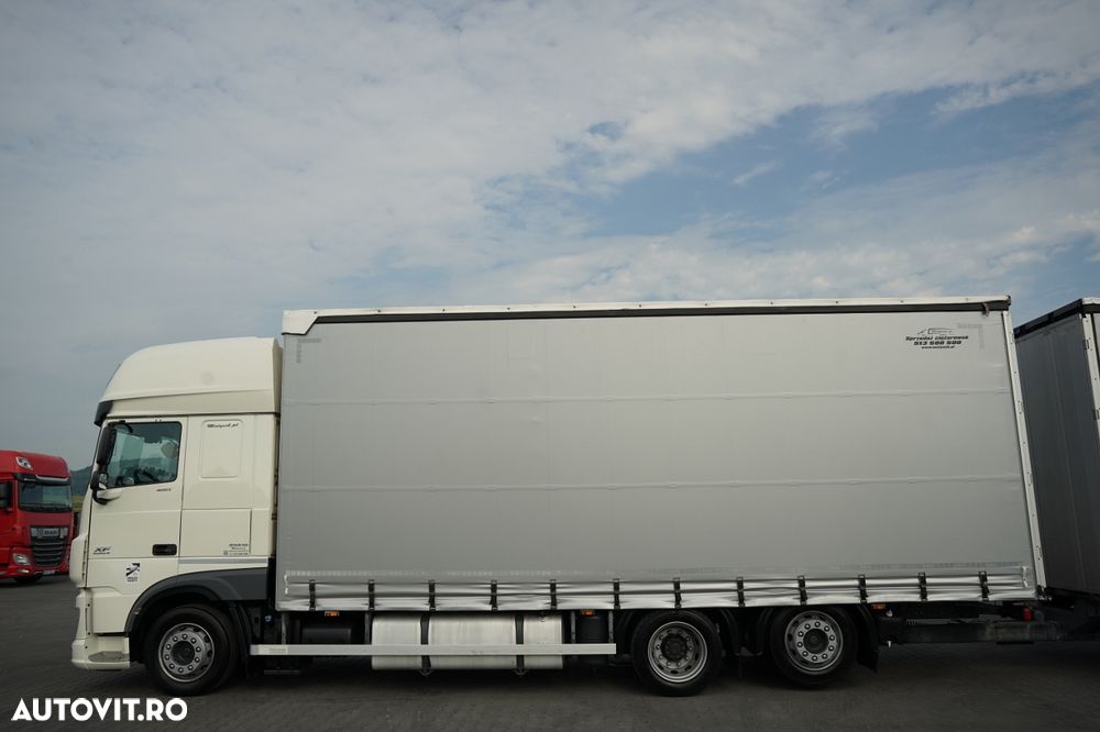 DAF XF 480 / COMBINAȚIE TANDEM / SSC / DRIVE-THROUGH / 120 M3 / I-PARK COOL / PUNTE RELAXABILĂ / ACOPERIȘ RELAXABIL / REMORCĂ - 10