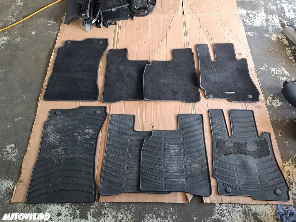 Panou perdeluta luneta grila difuzoare ornamente stalp torpedou ornamente ornament trim trimuri praguri parasolar covorase Mercedes s class w221 - 9