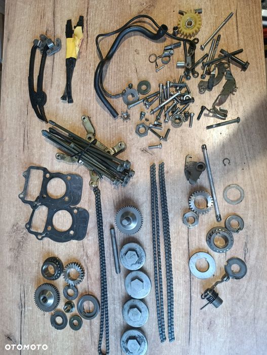 Części Yamaha Virago 125 szpilki korek zębatki zębatka ślizg ślizgi - 8