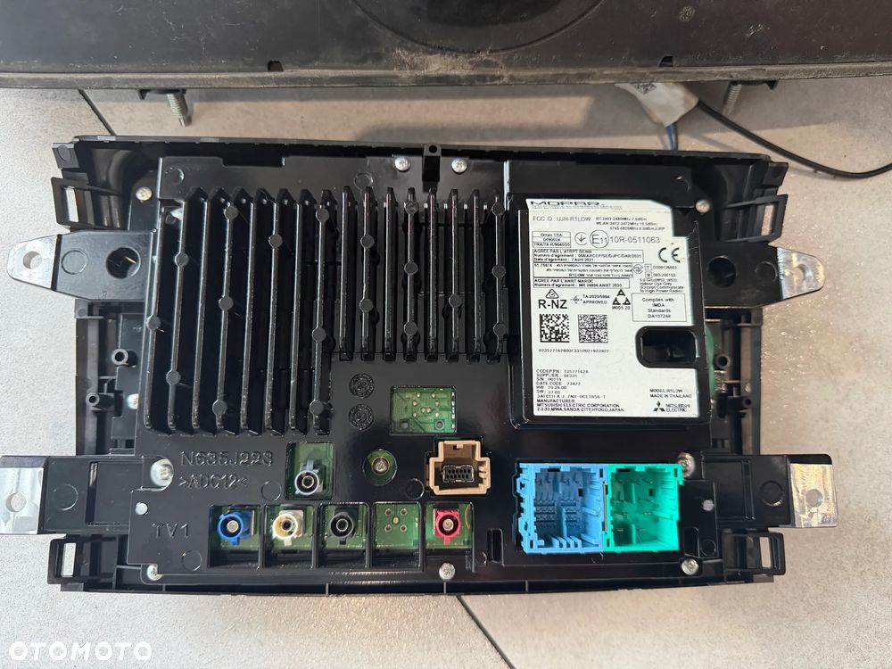 Fiat Ducato 2023-2025r radio z kamera cofania i nawigacją 735771628 - 5